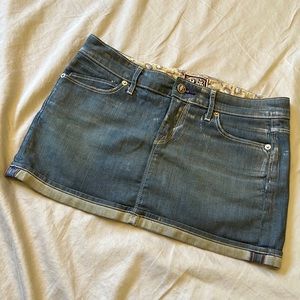 Rich & Skinny Jean mini skirt